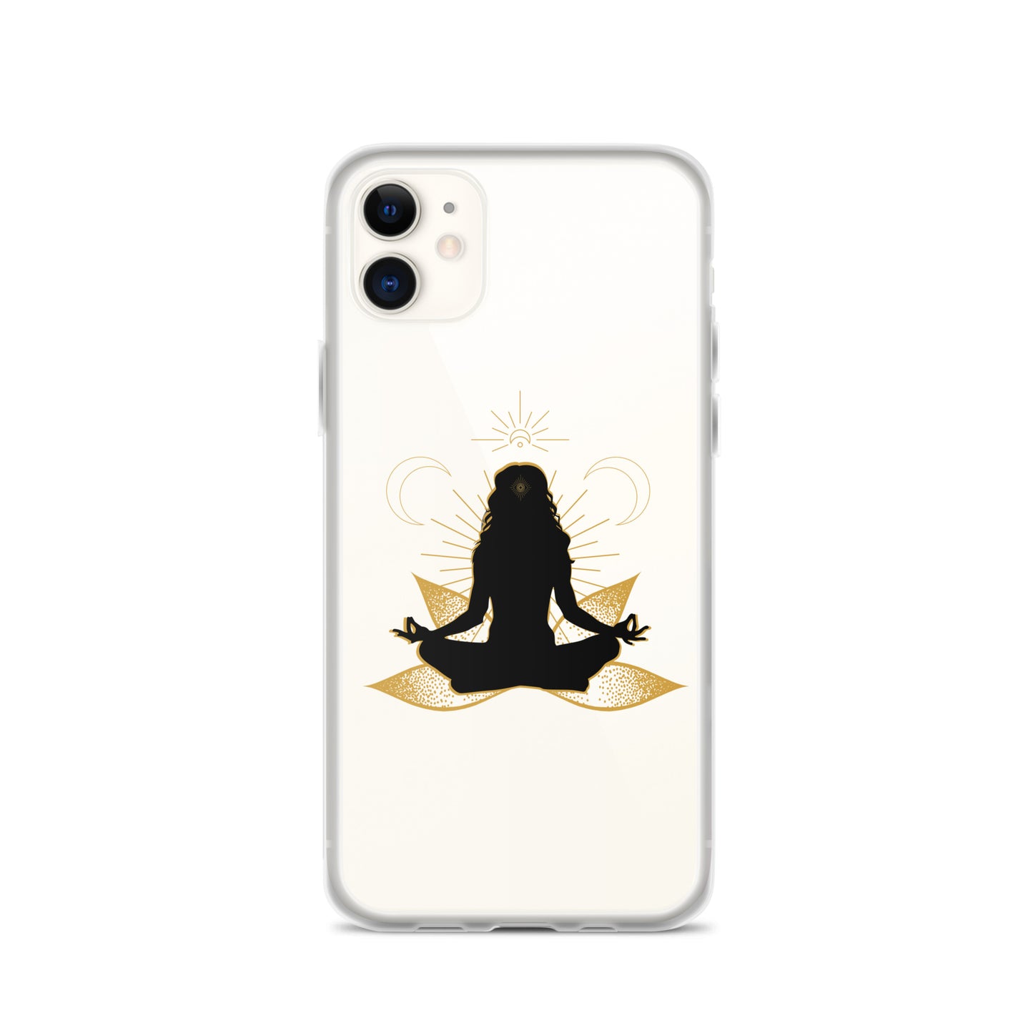 Glowing Moon Goddess Clear Case for iPhone®