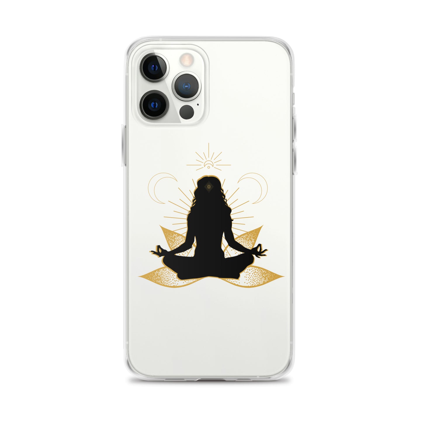 Glowing Moon Goddess Clear Case for iPhone®