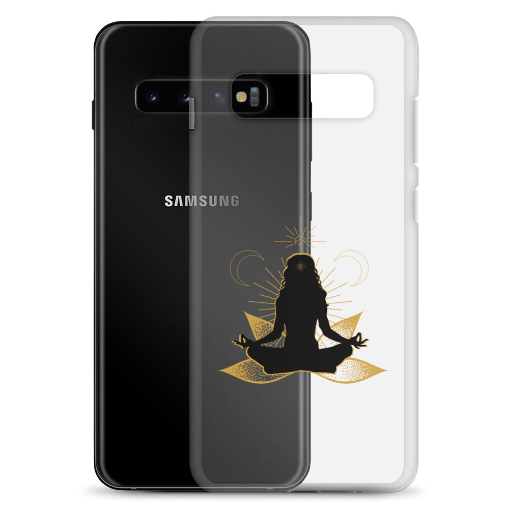 Glowing Moon Goddess Clear Case for Samsung®