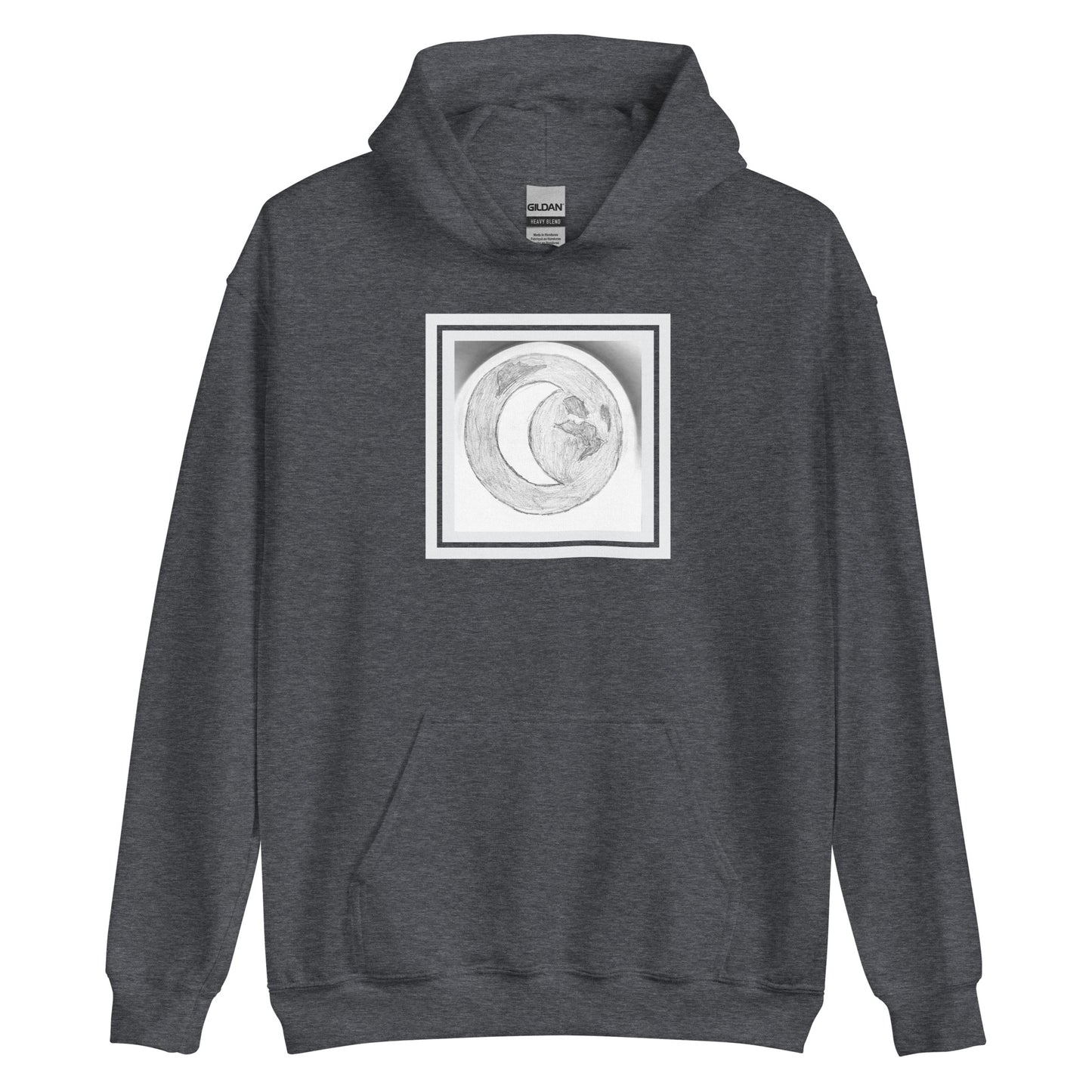 Blessed New Moon In Cancer Water Imprinted Unisex Hoodie