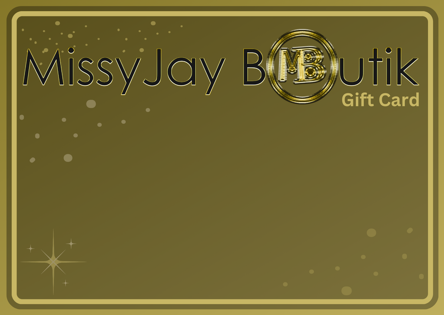 Classic MissyJay Boutik Gift Card